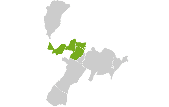 carte du primtre Oron-Lavaux