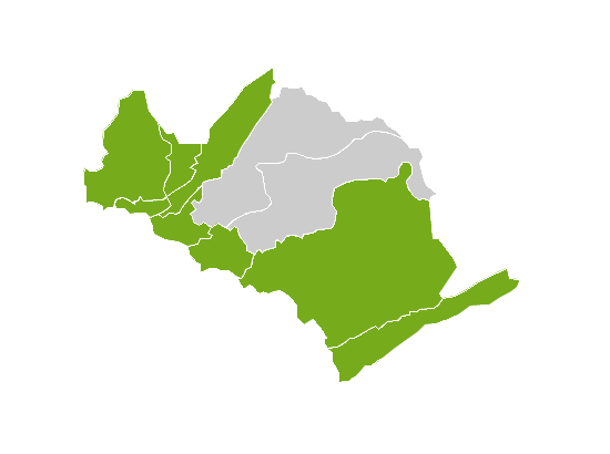 carte du primtre RIVIERA