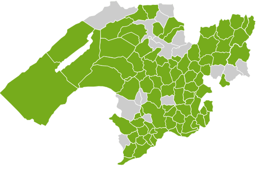 carte du primtre VALORSA